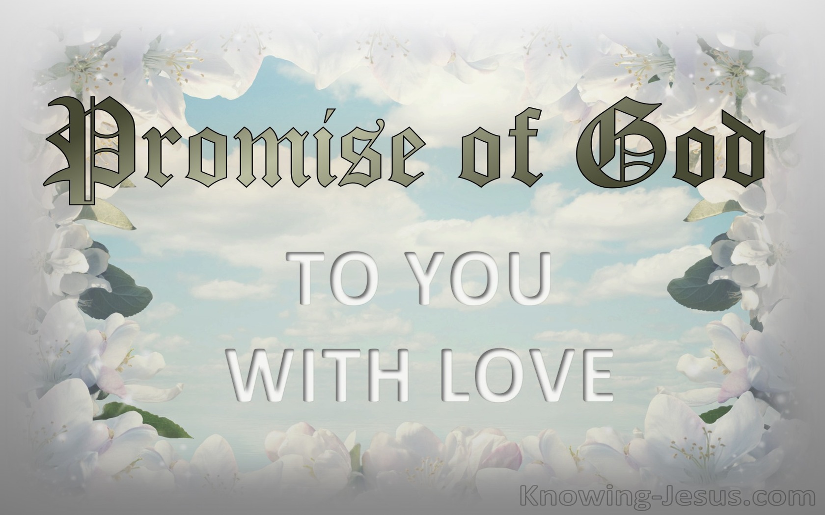 Promise of God To You With Love (devotional)03-07 (gray)